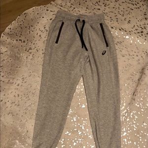 ASICS men’s sweatpants sz small gray